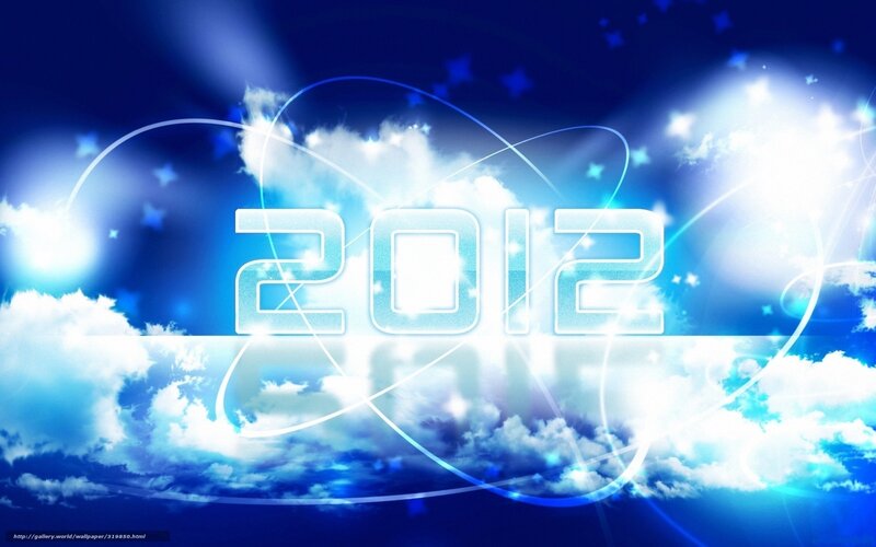 Year 2012 Graphic — Blue