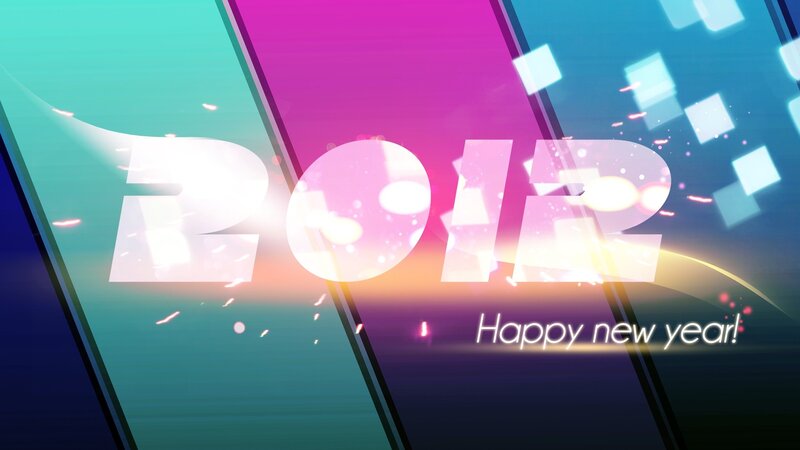 Year 2012 Graphic — Pink