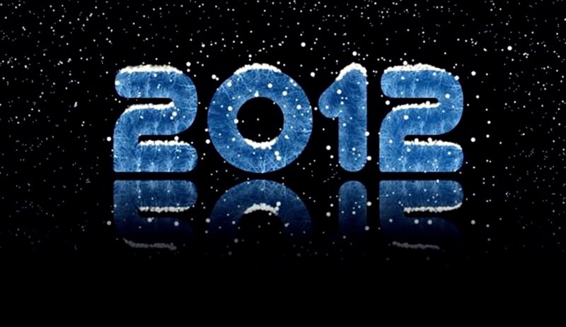 Year 2012 Text — Blue