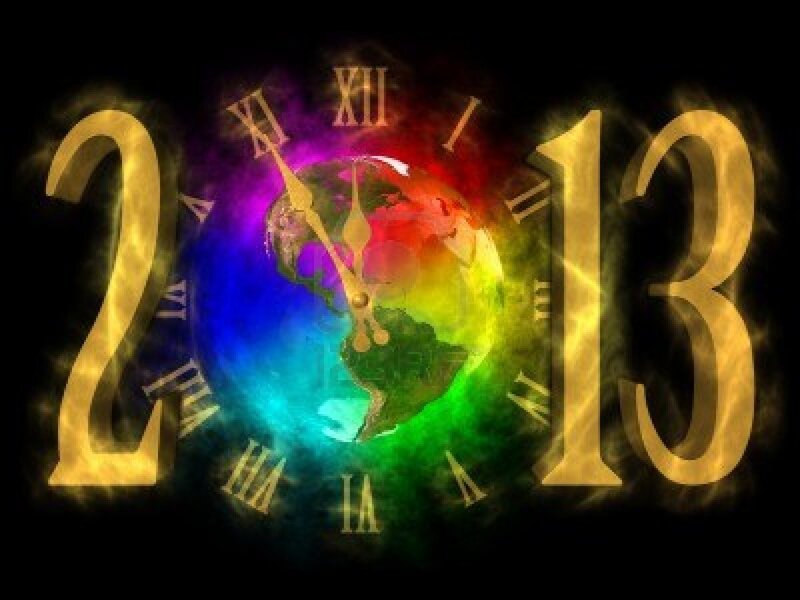 Year 2013 Clock
