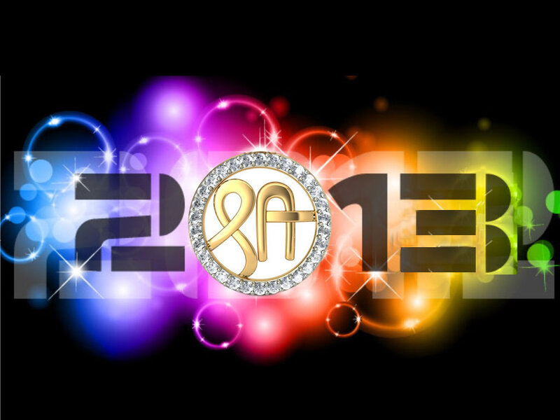 Year 2013 Graphic — Black, Celebratory