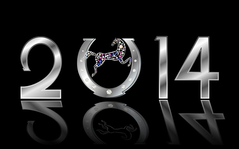 Year 2014 with Horse — Black
