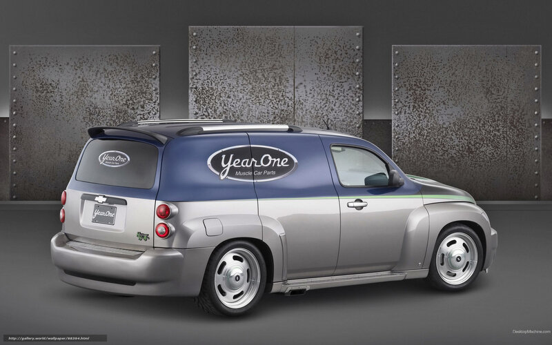 Year One van with custom graphics