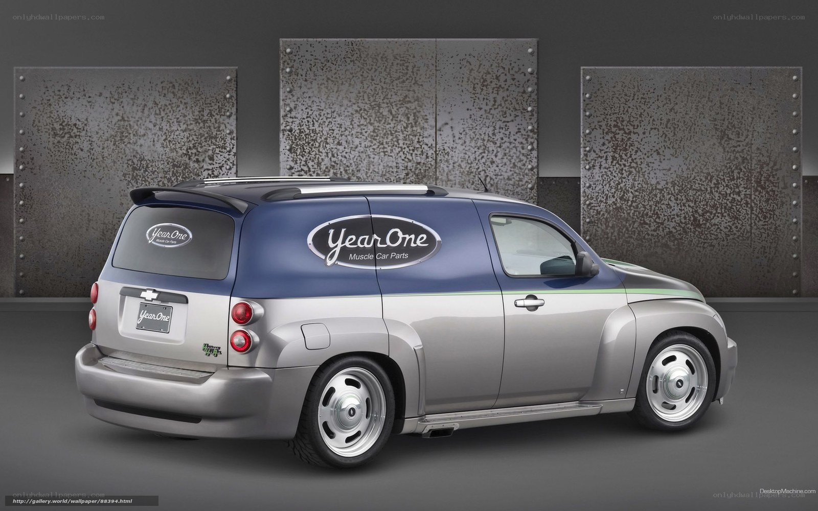 Year One van with custom graphics
