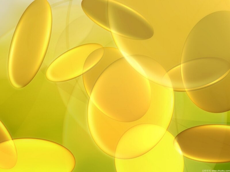 yellow abstract circles