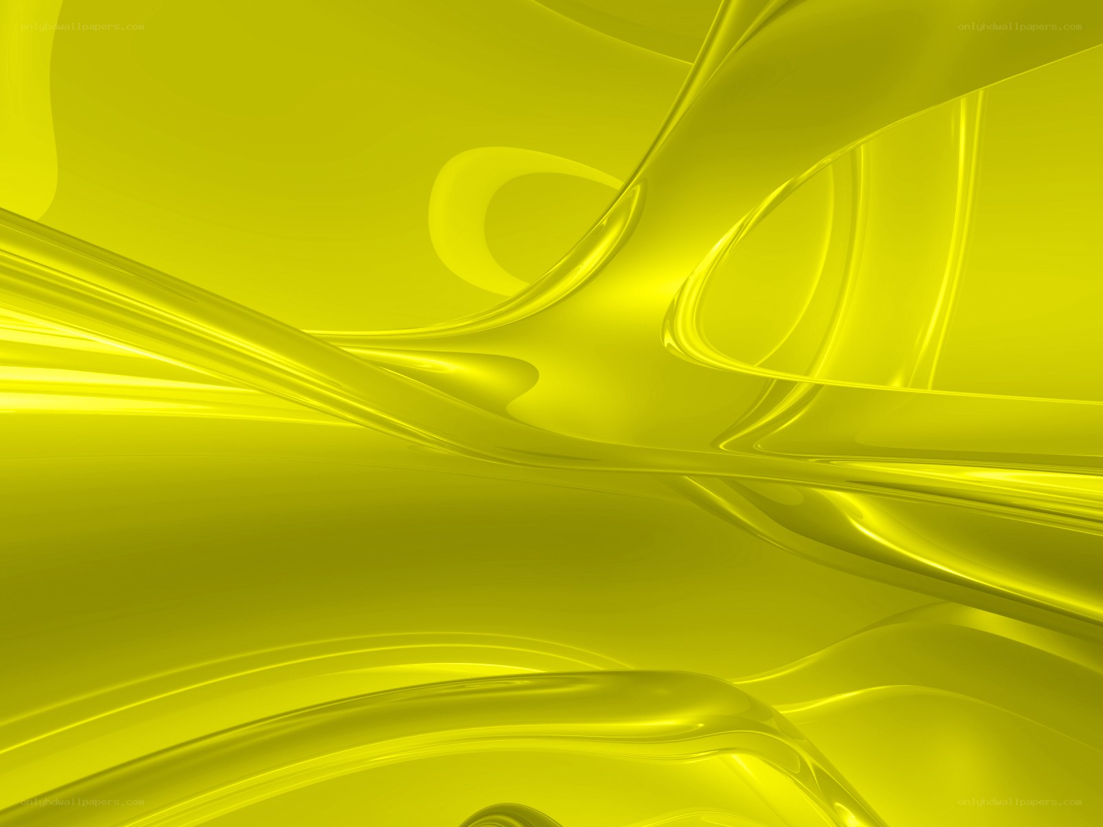 yellow abstract fluid design