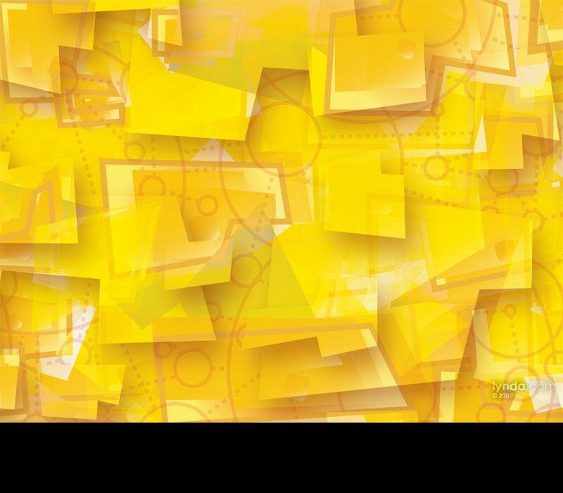 yellow abstract geometric pattern
