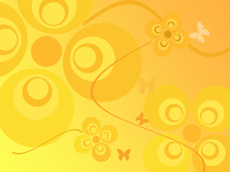 Yellow Abstract Pattern — Playful