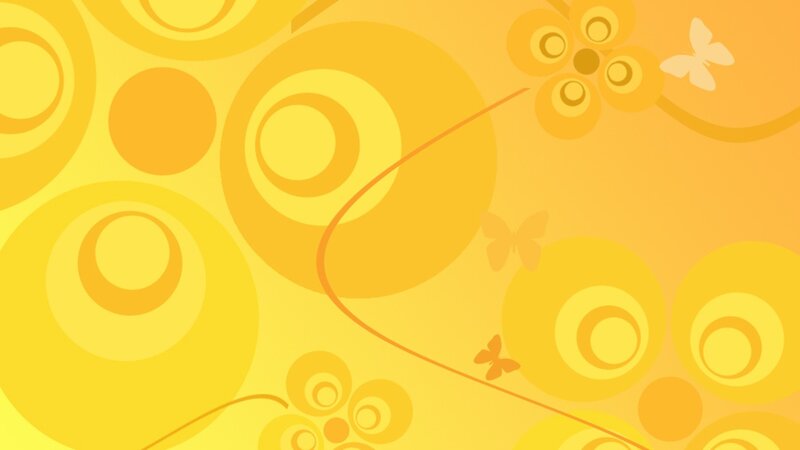 Yellow Abstract Pattern — Playful, Vector Art