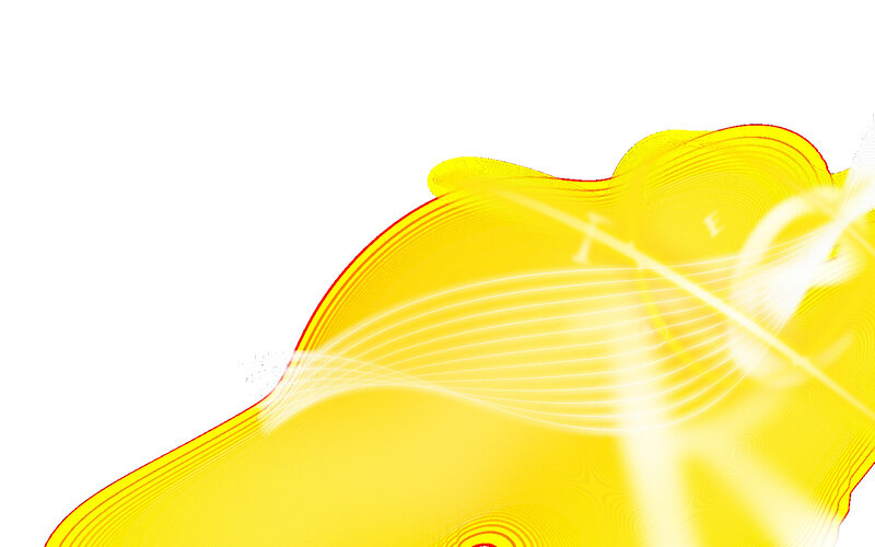 yellow abstract wave design
