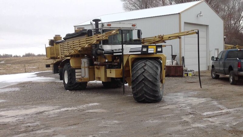 Yellow Agricultural Sprayer