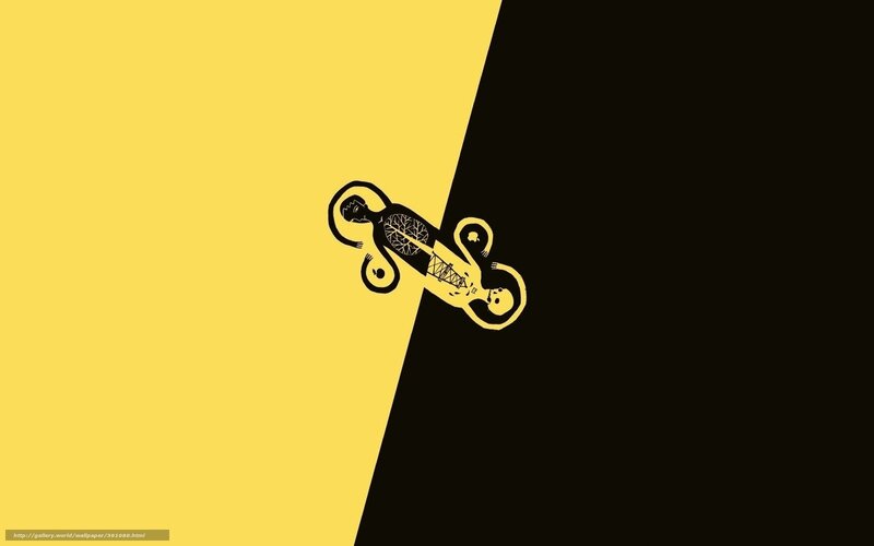 yellow and black abstract design