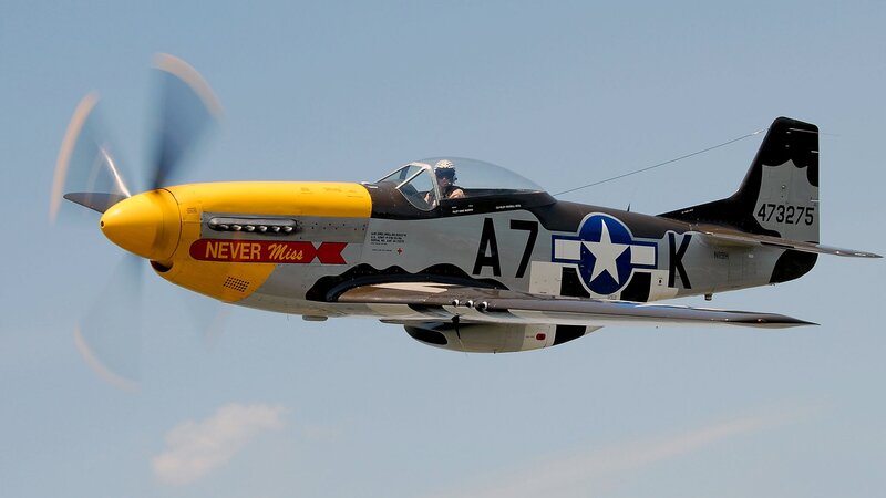 Yellow and Black Airplane — Dynamic, Afternoon