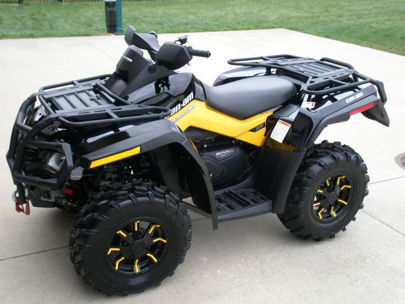 Yellow and Black Atv — Neutral