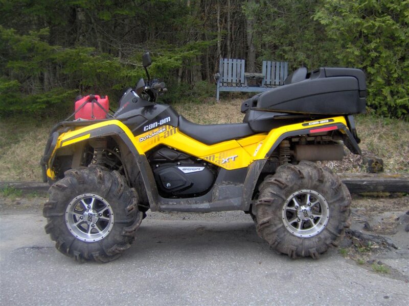 Yellow and Black ATV — Outdoor