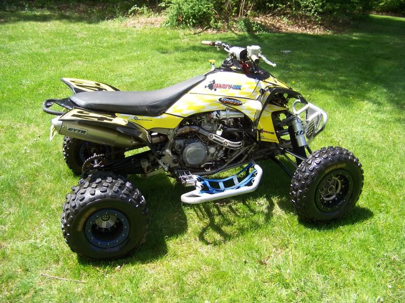 Yellow and Black ATV