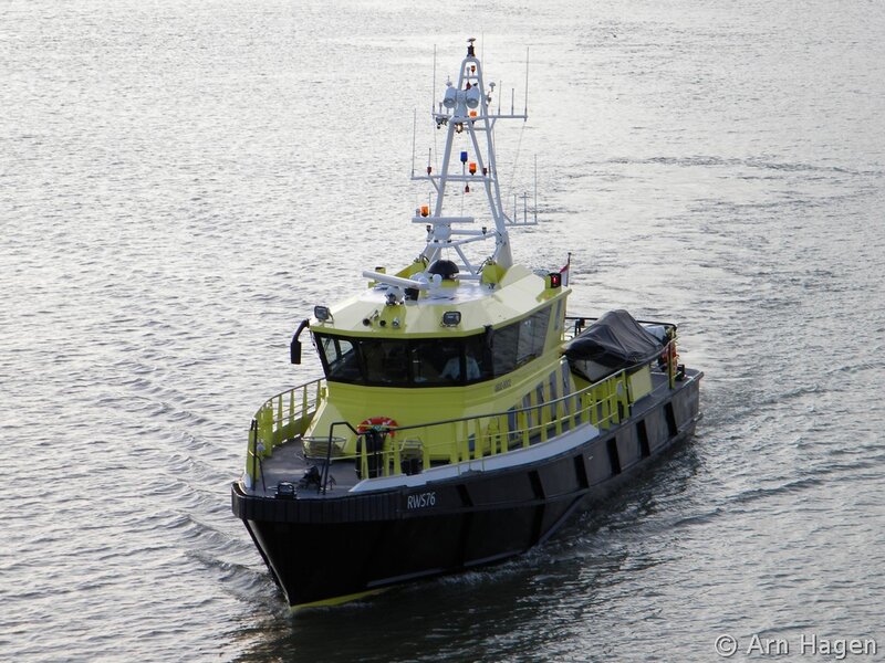 Yellow and Black Boat — Calm, Photograph
