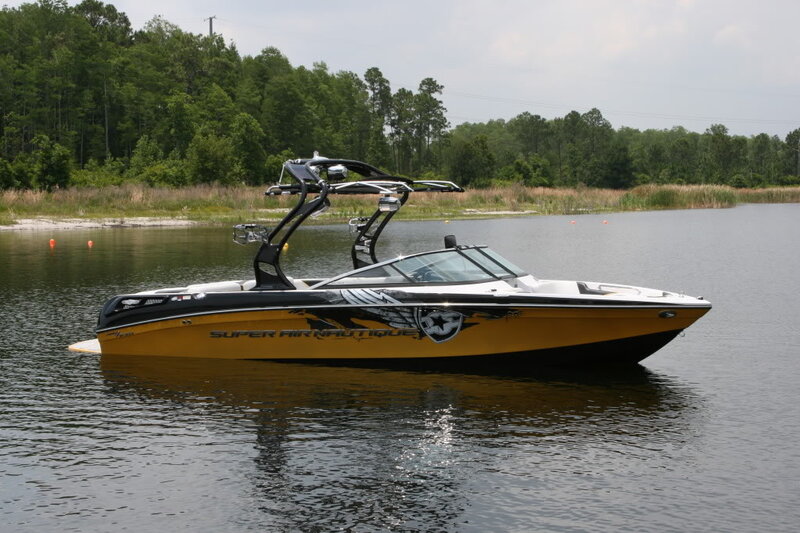 Yellow and Black Boat
