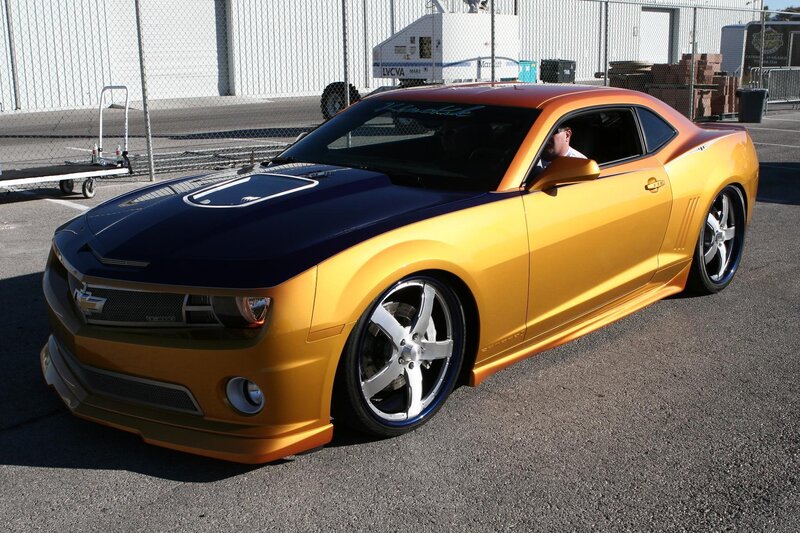 Yellow and Black Camaro — Calm