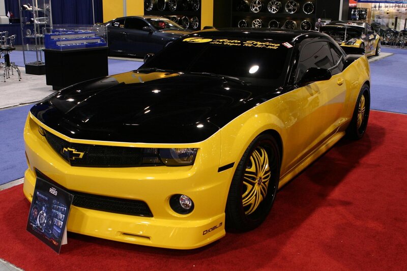 Yellow and Black Camaro