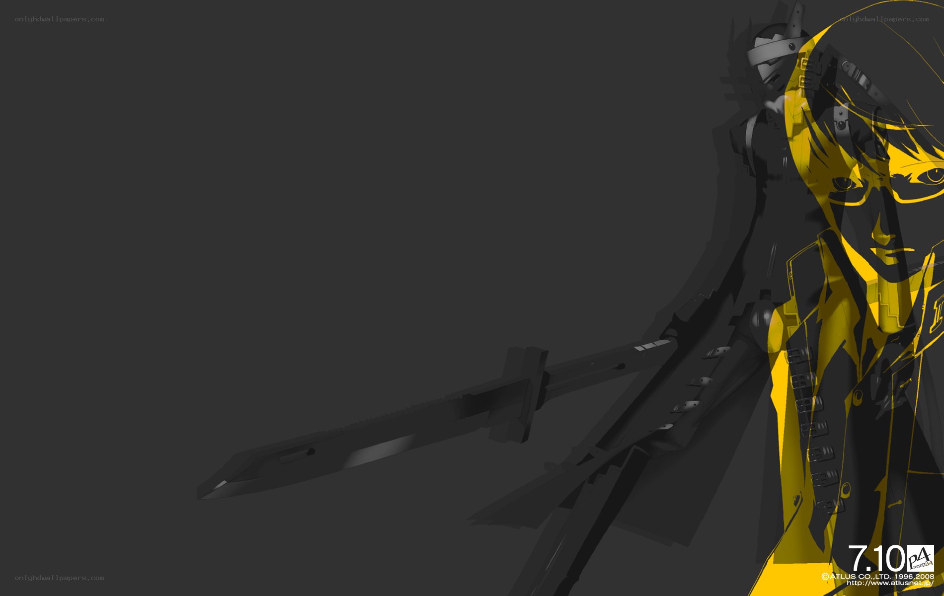 yellow and black character illustration