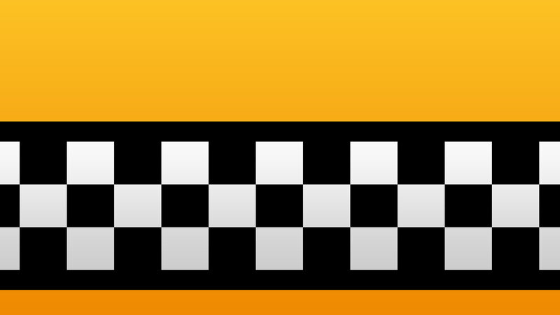 Yellow and Black Checkered Pattern