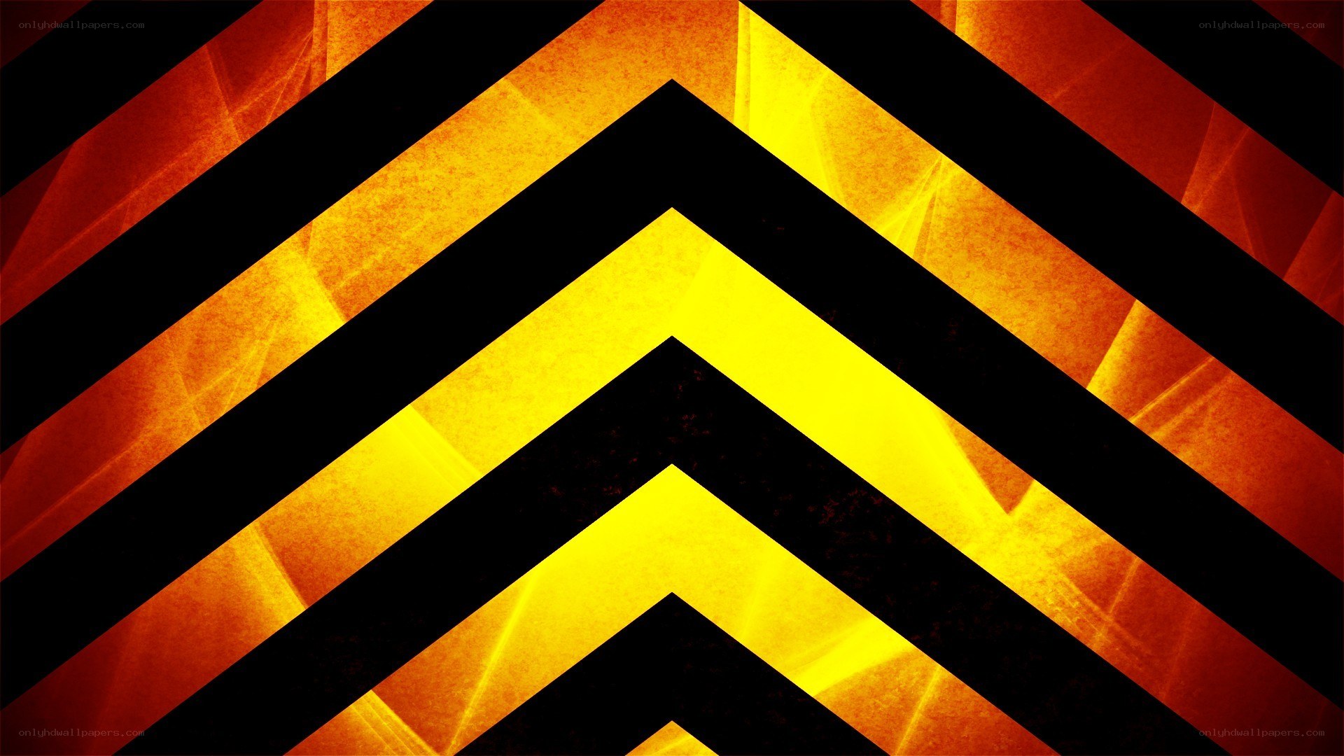 yellow and black chevron pattern