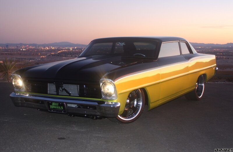 Yellow and Black Classic Car