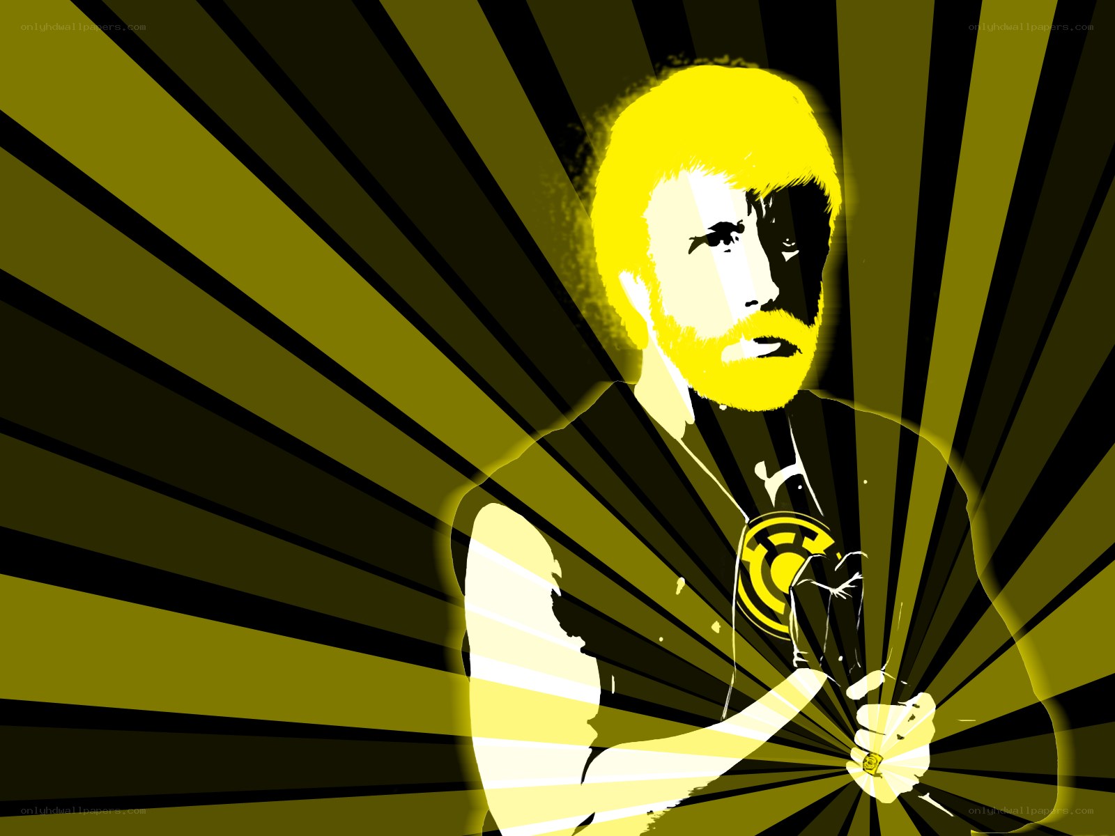 yellow and black comic art