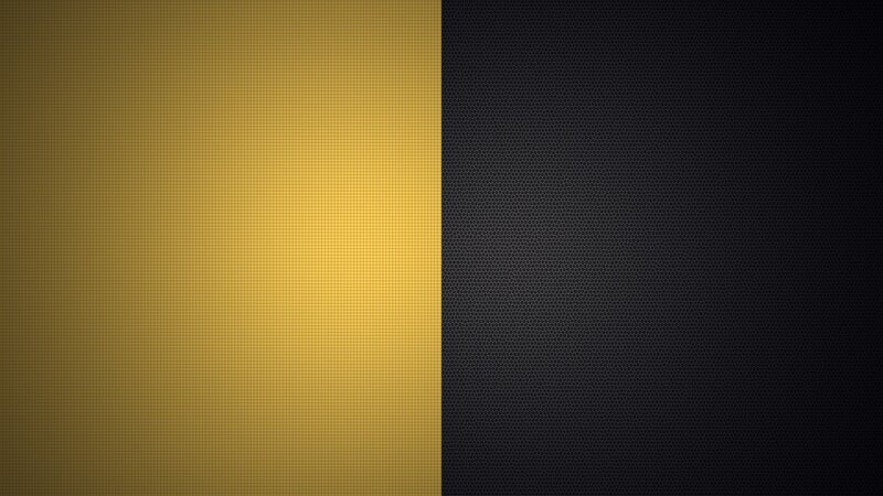 Yellow and Black Grid Pattern — Neutral