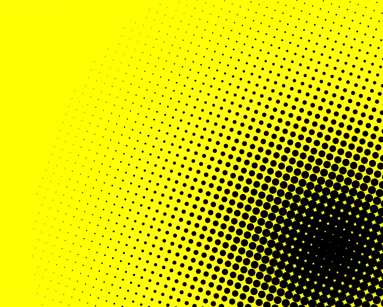 yellow and black halftone pattern