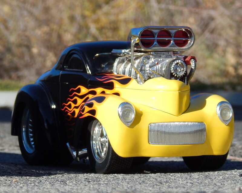 Yellow and Black Hot Rod — Dramatic