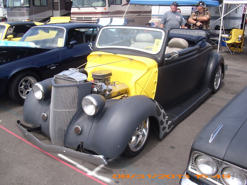 Yellow and Black Hot Rod — Outdoor