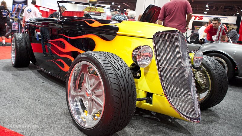 Yellow and Black Hot Rod — Showroom