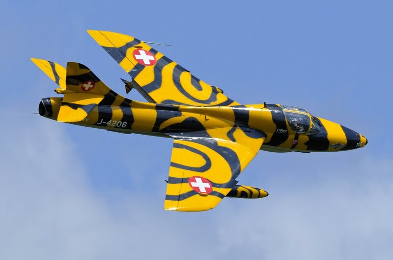 Yellow and Black Jet