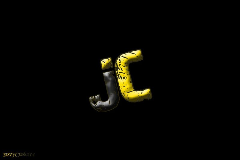 Yellow and Black Letters Jc