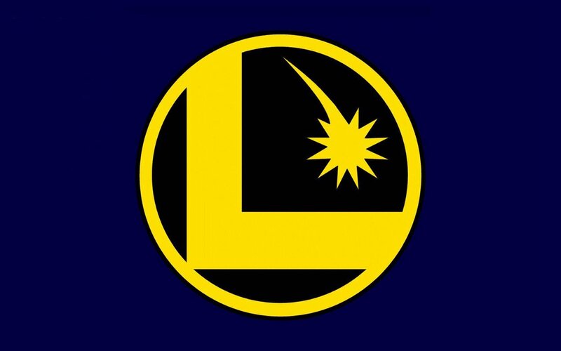 yellow and black logo with star