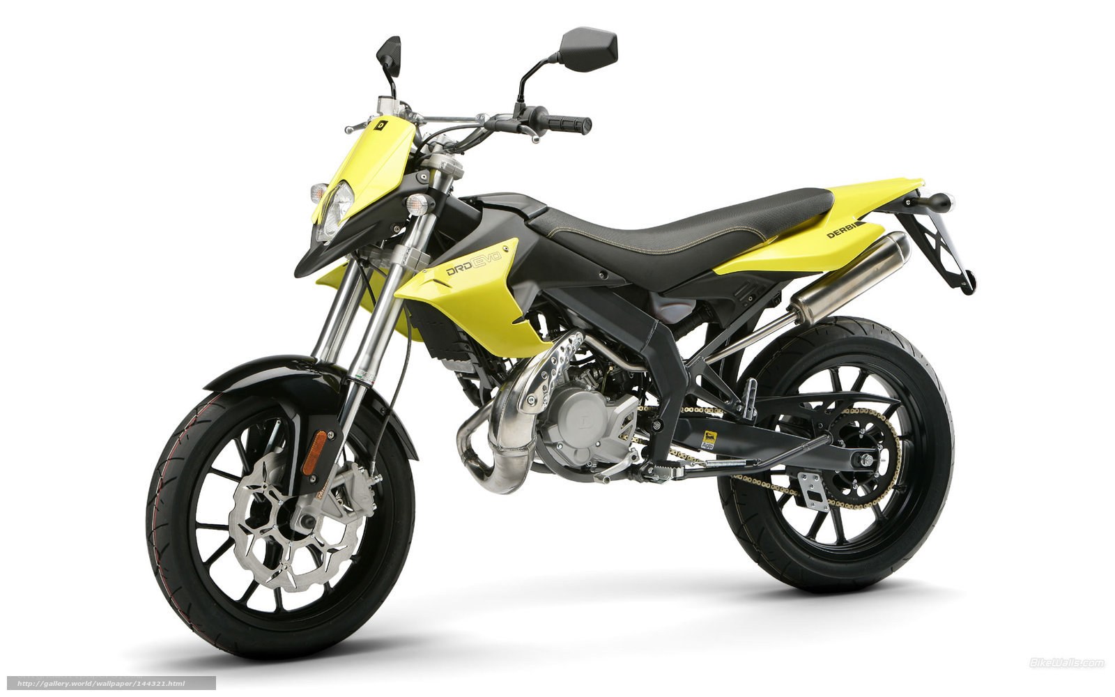 yellow and black motorcycle