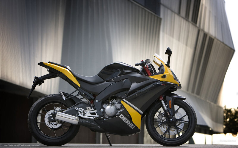 Yellow and Black Motorcycle — Dramatic, Afternoon, Photograph