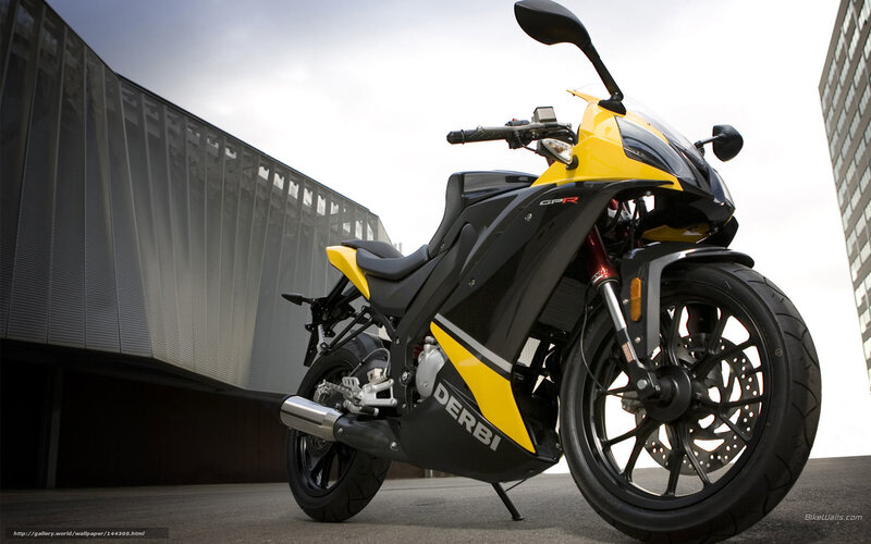 Yellow and Black Motorcycle — Dramatic