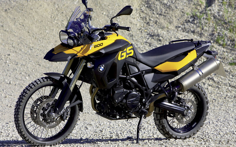 Yellow and Black Motorcycle — Neutral, Afternoon
