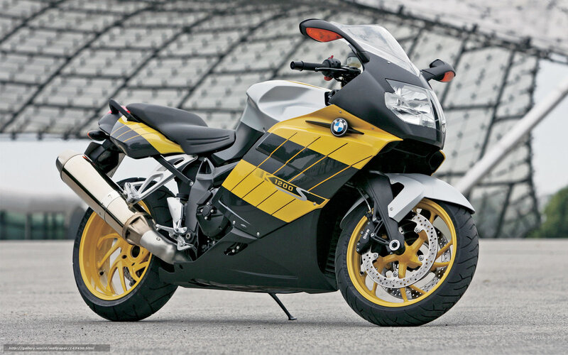 Yellow and Black Motorcycle — Neutral, Photograph, Exhaust Pipe, Wheel