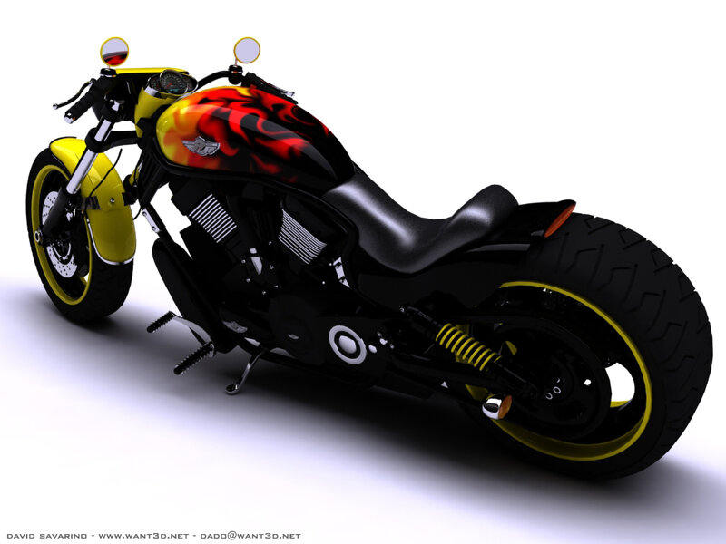 Yellow and Black Motorcycle — Neutral