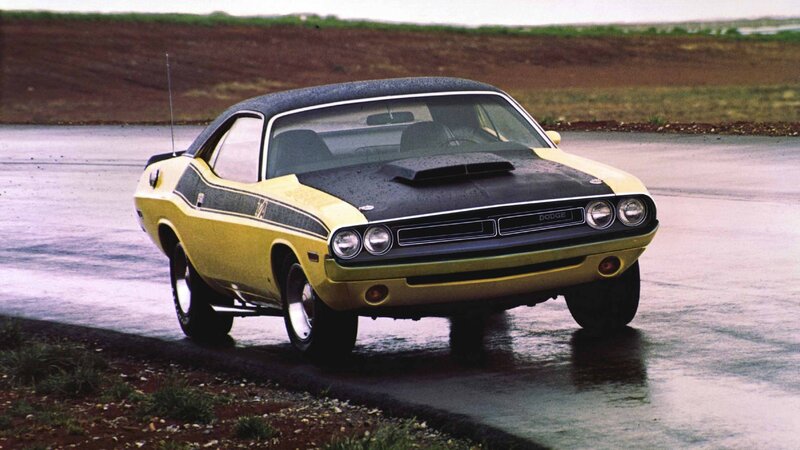 Yellow and Black Muscle Car — Dramatic, Photograph