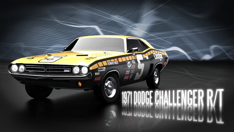 Yellow and Black Muscle Car — Dramatic