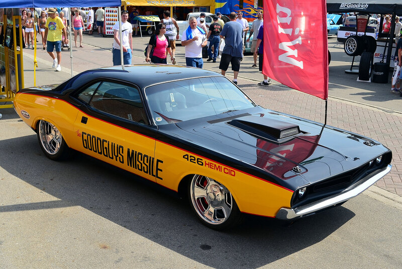 Yellow and Black Muscle Car — Outdoor