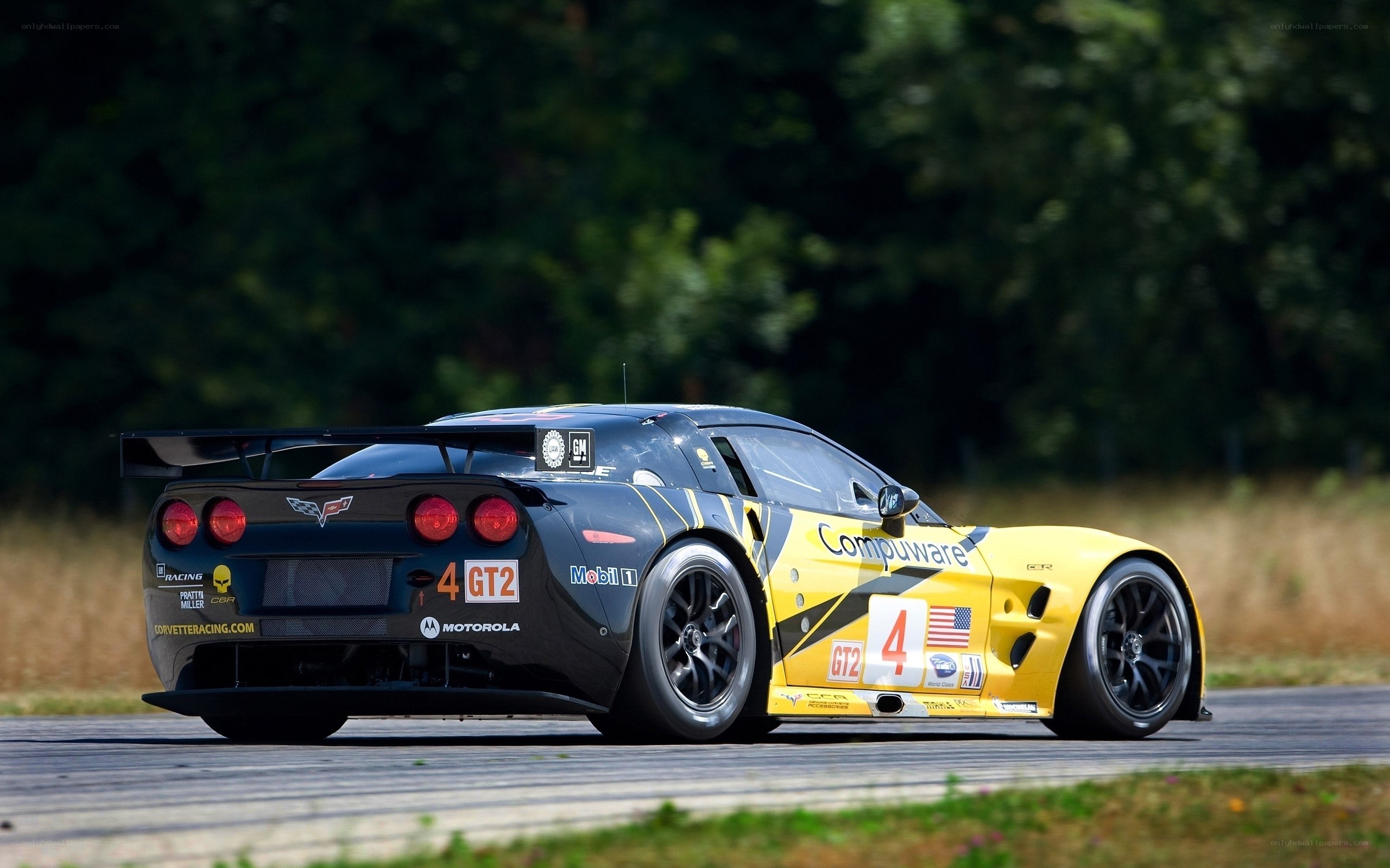 yellow and black race car