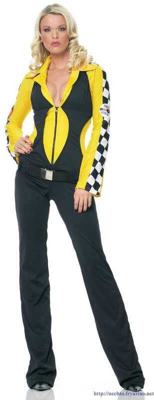 yellow and black racing suit