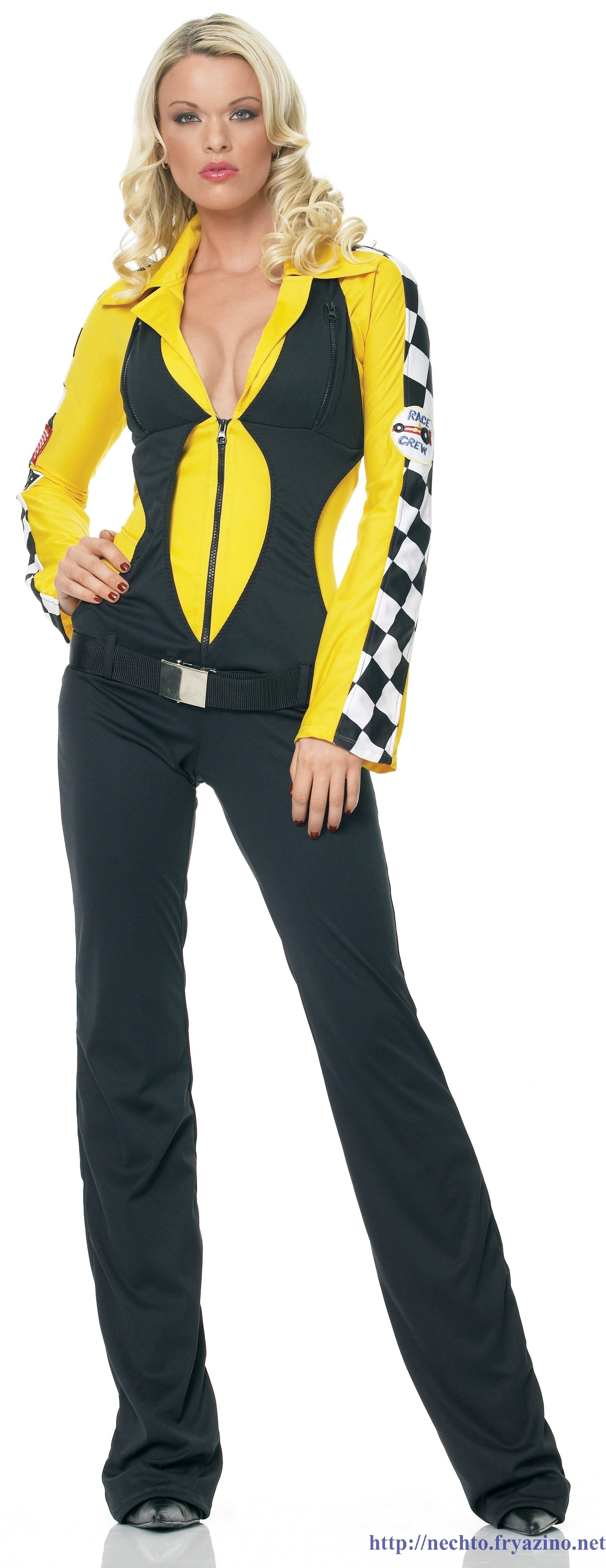 yellow and black racing suit