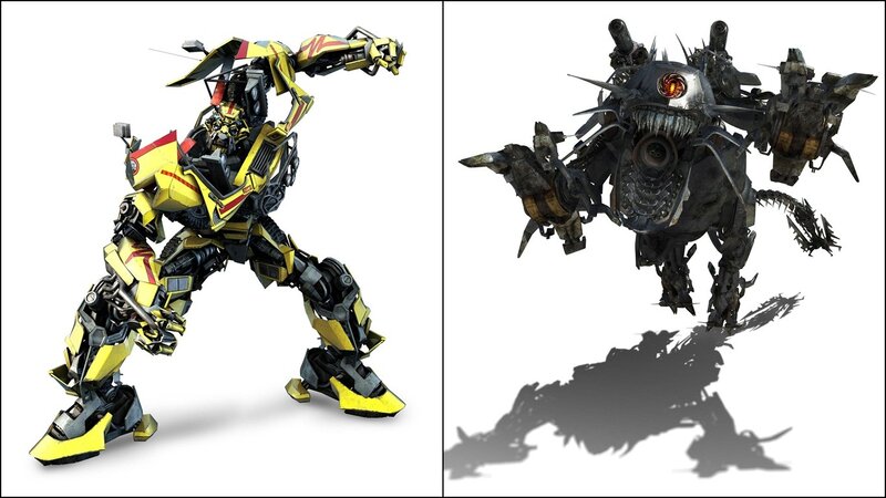 Yellow and Black Robots